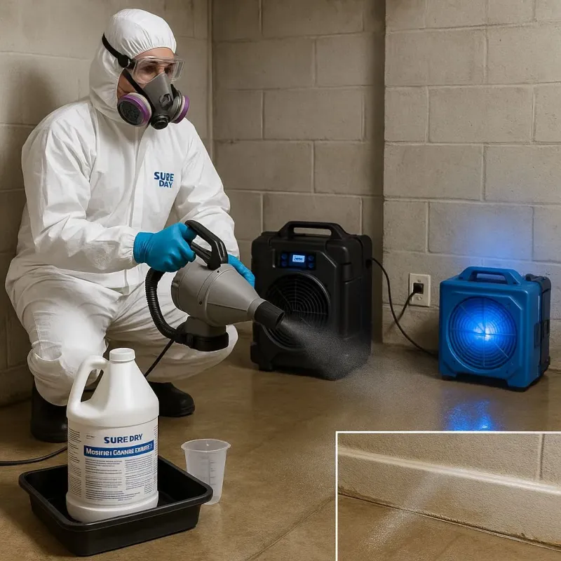 Sanitization and Odor Removal process in Racine, WI